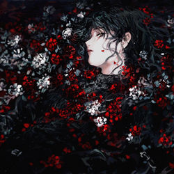 This is a pixiv picture whose title is -Какого счастья ты ищешь? -.