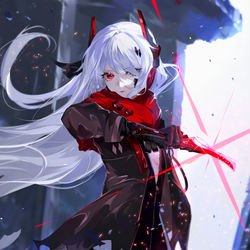 This is a pixiv picture whose title is 露西亞.