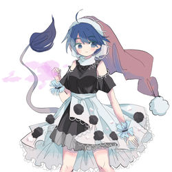 This is a pixiv picture whose title is 淡々.