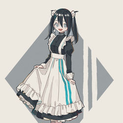 This is a pixiv picture whose title is newメイド.