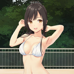 This is a pixiv picture whose title is 水着.