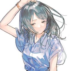 This is a pixiv picture whose title is 水曜日.