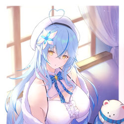 This is a pixiv picture whose title is 雪花ラミィちゃん.
