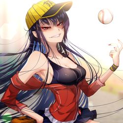 This is a pixiv picture whose title is クソ暑いのにやたら野球に誘ってくるチャンネー.