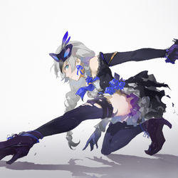 This is a pixiv picture whose title is show time.