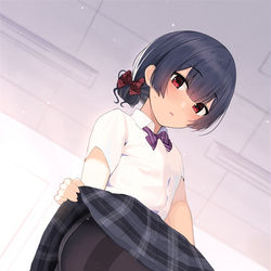 This is a pixiv picture whose title is 下着を見せつけて 01.