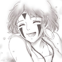 This is a pixiv picture whose title is 笑顔で.