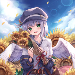 This is a pixiv picture whose title is ひまわり.