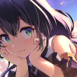 This is a pixiv picture whose title is ネコ見つけたキャルちゃん.