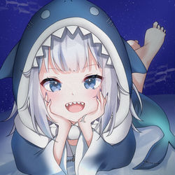 This is a pixiv picture whose title is さめちゃん.