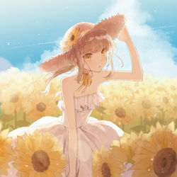 This is a pixiv picture whose title is あの夏の日の思い出.