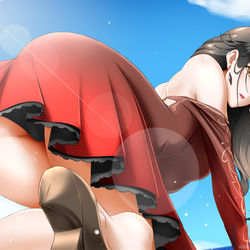 This is a pixiv picture whose title is RWBY Cinder.