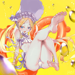 This is a pixiv picture whose title is 夏のアビちゃん.