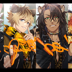 This is a pixiv picture whose title is サバのファンサ.