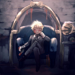 This is a pixiv picture whose title is 小さなマフィア.