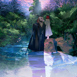 This is a pixiv picture whose title is 魔法使いの嫁.