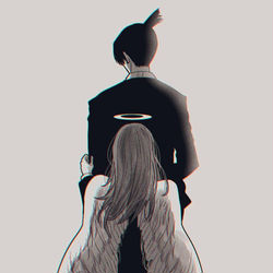 This is a pixiv picture whose title is チェンソーマン.