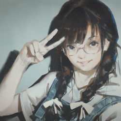 This is a pixiv picture whose title is わたし葵～.