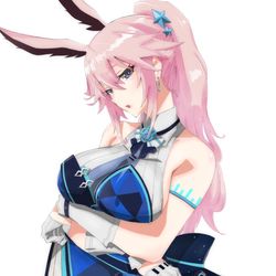 This is a pixiv picture whose title is 八重桜.
