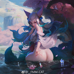 This is a pixiv picture whose title is League of Legends Spirit Blossom.