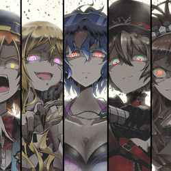 This is a pixiv picture whose title is ミリオン・アビス.