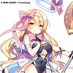 This is a pixiv picture whose title is 【仕事絵】電脳天使ジブリール.