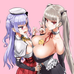 This is a pixiv picture whose title is ロイヤル乳合わせ部.