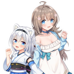 This is a pixiv picture whose title is 琥珀ねね＊花宮すてら.
