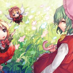 This is a pixiv picture whose title is 花を咲かせる事は.