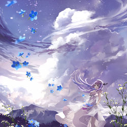 This is a pixiv picture whose title is 【夢祈レイワ】secret base【あの花】.