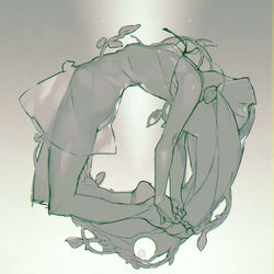 This is a pixiv picture whose title is 僕にはこう見える例のやつ.