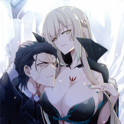 This is a pixiv picture whose title is 【魔女にして毒婦】.
