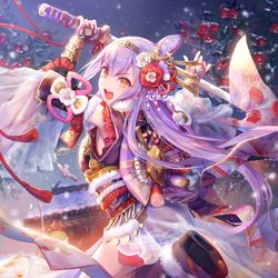This is a pixiv picture whose title is 【仕事絵】戦国炎舞「波多野秀治」.