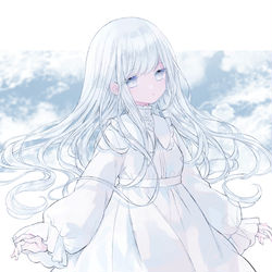 This is a pixiv picture whose title is 💙.