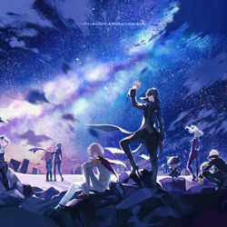 This is a pixiv picture whose title is ペルソナ５　４周年.