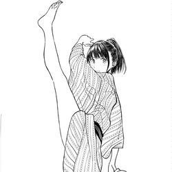 This is a pixiv picture whose title is 枕投げ.