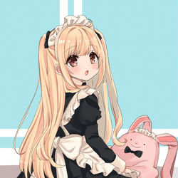 This is a pixiv picture whose title is メイド杏ちゃん！.