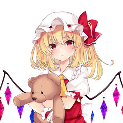 This is a pixiv picture whose title is 涙目フランちゃん.