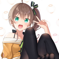 This is a pixiv picture whose title is 夏色まつりちゃん！.