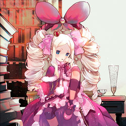 This is a pixiv picture whose title is 不機嫌なベアトリス（ベア子）.