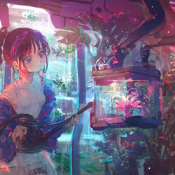 This is a pixiv picture whose title is 祭のまねごと.
