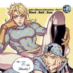 This is a pixiv picture whose title is SBR - Diego & Johnny.