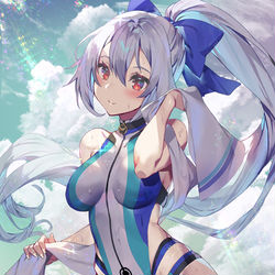 This is a pixiv picture whose title is 巴御前水着.