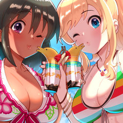 This is a pixiv picture whose title is 水着唯ちゃんナターリア.
