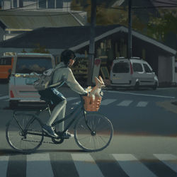 This is a pixiv picture whose title is 如月、ドライブ.