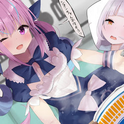This is a pixiv picture whose title is あくしお同棲生活.