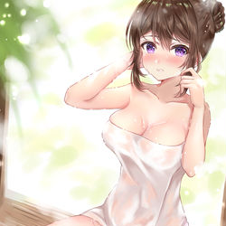 This is a pixiv picture whose title is 秘湯.