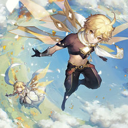 This is a pixiv picture whose title is 贺图.