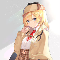 This is a pixiv picture whose title is Amelia.