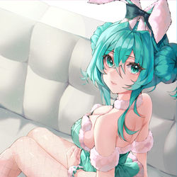This is a pixiv picture whose title is 初音ミク.